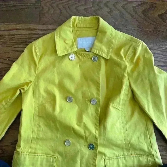 Banana Republic Mid Length Trench Coat Size XS Rain Coat Outerwear Pea Coat - Picture 4 of 12